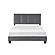 Newberry Full Platform Bed - Dark Gray by Homelegance