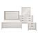 Asteria 4pc Queen Bedroom Set  - Ivory by Homelegance