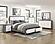 Rowan Mirror - Ivory & Gray by Homelegance