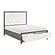 Rowan Full Platform Bed w/Footboard Storage - Ivory & Gray by Homelegance