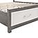 Rowan California King Platform Bed w/Footboard Storage - Ivory & Gray by Homelegance