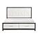 Rowan California King Platform Bed w/Footboard Storage - Ivory & Gray by Homelegance