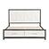 Rowan California King Platform Bed w/Footboard Storage - Ivory & Gray by Homelegance