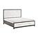 Rowan California King Platform Bed w/Footboard Storage - Ivory & Gray by Homelegance