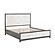 Rowan Eastern King Platform Bed w/Footboard Storage - Ivory & Gray by Homelegance
