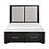 Gilbert Queen Platform Bed w/Footboard Storage - Light Gray by Homelegance