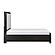 Gilbert California King Platform Bed w/Footboard Storage - Light Gray by Homelegance