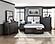Gilbert Eastern King Platform Bed w/Footboard Storage - Light Gray by Homelegance