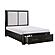 Gilbert Eastern King Platform Bed w/Footboard Storage - Light Gray by Homelegance