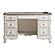 Cinderella Writing Desk - Antique White w/Gray  by Homelegance