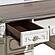 Cinderella Writing Desk - Antique White w/Gray  by Homelegance