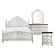 Cinderella 4pc Queen Bedroom Set  - Antique White w/Gray  by Homelegance