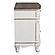 Cinderella Nightstand - Antique White w/Gray  by Homelegance