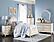 Cinderella Mirror - Antique White w/Gray  by Homelegance