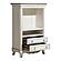 Cinderella Armoire - Antique White w/Gray  by Homelegance