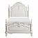 Cinderella Twin Bed - Antique White w/Gray  by Homelegance