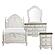 Cinderella 4pc Twin Bedroom Set  - Antique White w/Gray  by Homelegance