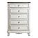 Cinderella 5pc Twin Bedroom Set  - Antique White w/Gray  by Homelegance
