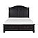Herman Queen Platform Bed w/Footboard Storage - Charcoal Brown by Homelegance