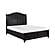 Herman Queen Platform Bed w/Footboard Storage - Charcoal Brown by Homelegance