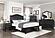 Herman Queen Platform Bed w/Footboard Storage - Charcoal Brown by Homelegance