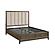 Cambridge Eastern King Platform Bed w/Footboard Storage - Flaxen by Homelegance