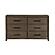 Cambridge Dresser - Dark Walnut by Homelegance