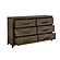 Cambridge Dresser - Dark Walnut by Homelegance