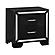Aveline Nightstand - Black by Homelegance