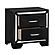 Aveline Nightstand - Black by Homelegance
