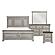 Marquette 4pc Queen Bedroom Set  - Brown & Gray by Homelegance