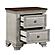 Marquette Nightstand - Brown & Gray by Homelegance