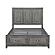 Garretson Queen Platform Bed w/Footboard Storage - Gray by Homelegance
