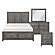 Garretson 4pc Queen Bedroom Set  - Gray by Homelegance