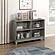 Garretson 4-Shelf  Bookcase - Gray by Homelegance