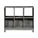 Garretson 6-Shelf  Bookcase - Gray by Homelegance