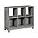 Garretson 6-Shelf  Bookcase - Gray by Homelegance