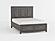 Garretson California King Platform Bed w/Footboard Storage - Gray by Homelegance