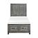 Garretson Twin Platform Bed w/Footboard Storage - Gray by Homelegance