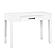 Garretson Writing Desk - White & Metallic Gray by Homelegance