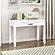Garretson Writing Desk - White & Metallic Gray by Homelegance