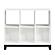 Garretson 6-Shelf Bookcase - White & Metallic Gray by Homelegance