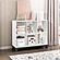 Garretson 6-Shelf Bookcase - White & Metallic Gray by Homelegance