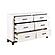 Garretson 5pc Queen Bedroom Set  - White & Metallic Gray by Homelegance