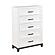 Garretson 5pc Queen Bedroom Set  - White & Metallic Gray by Homelegance