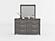 Garretson Mirror - White & Metallic Gray by Homelegance