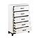 Garretson Chest - White & Metallic Gray by Homelegance