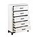 Garretson 5pc Twin Bedroom Set  - White & Metallic Gray by Homelegance