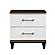 Niles Nightstand - White & Cherry by Homelegance