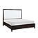 Niles Eastern King Bed - White & Cherry by Homelegance
